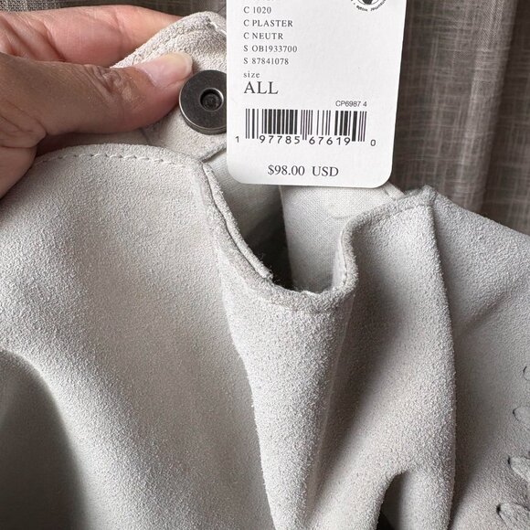 Free People Riley Fringe Purse - NWT - Plaster Color - Picture 8 of 9